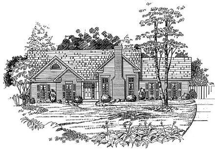 Traditional Elevation of Plan 58160