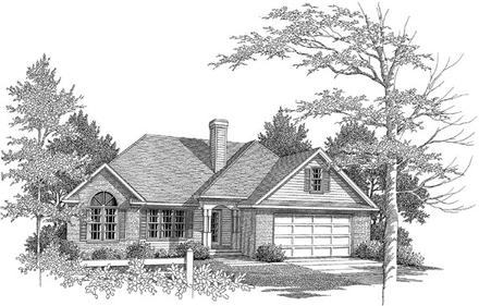 Traditional Elevation of Plan 58162