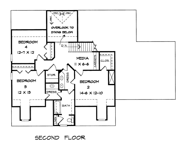 Cape Cod Level Two of Plan 58164