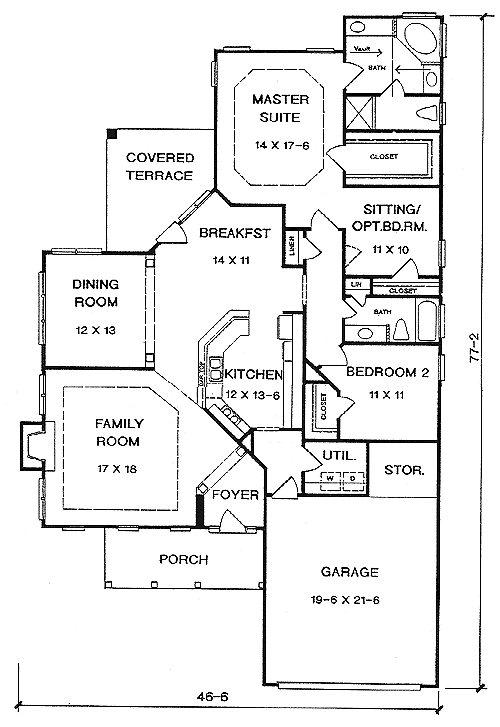 Traditional Level One of Plan 58167