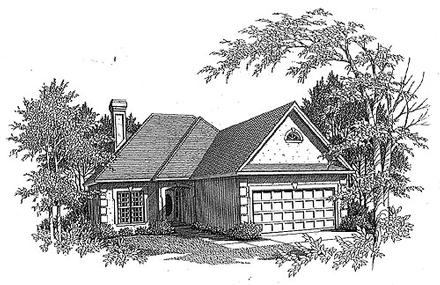 Traditional Elevation of Plan 58170