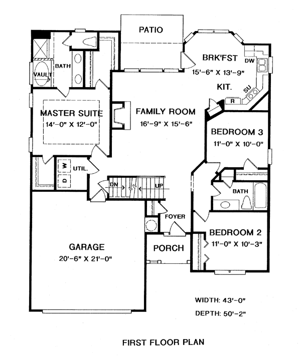 Traditional Level One of Plan 58173