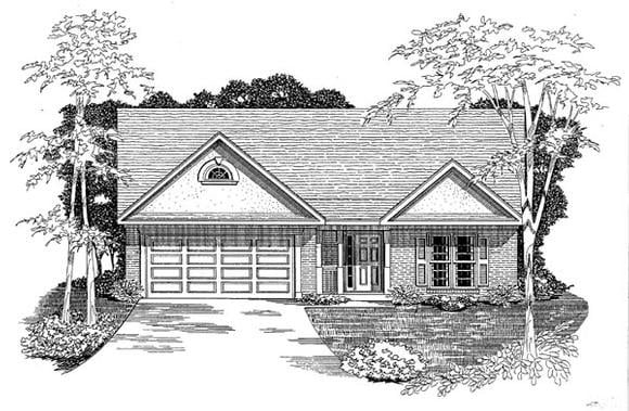 House Plan 58173 Elevation