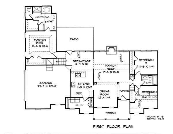 Traditional Level One of Plan 58180