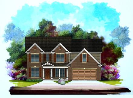 House Plan 58181 Elevation