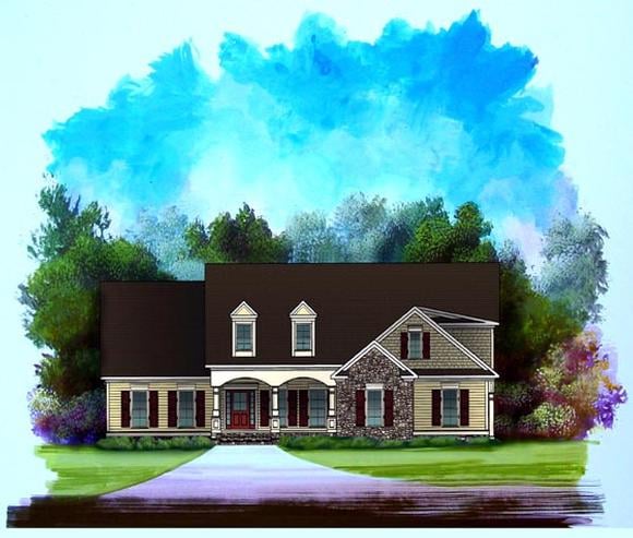 House Plan 58182 Elevation