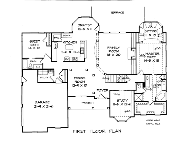 Traditional Level One of Plan 58196