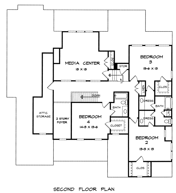 Craftsman Level Two of Plan 58201