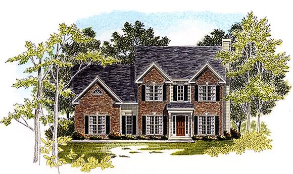 House Plan 58206 Elevation