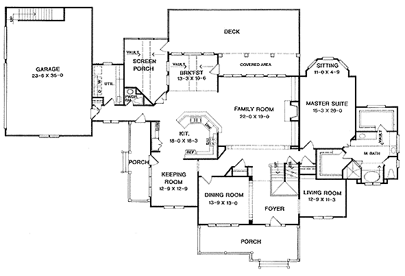 Traditional Level One of Plan 58211