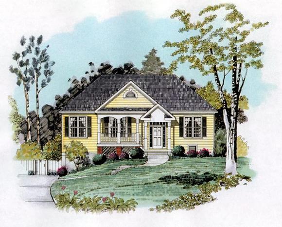 House Plan 58218 Elevation