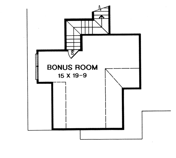 One-Story Traditional Level Two of Plan 58220