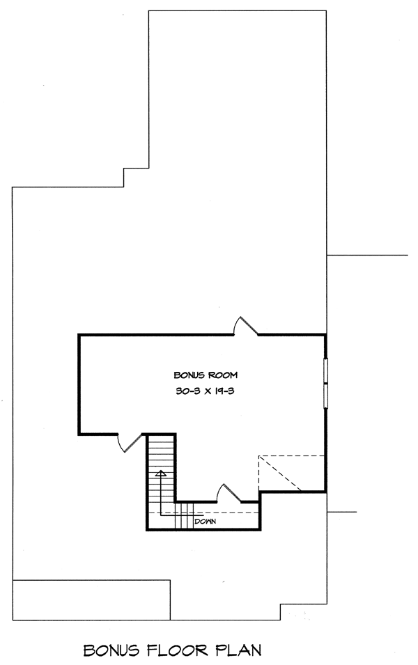 Plan 58228 | Narrow Lot Style with 3 Bed, 3 Bath, 2 Car Garage