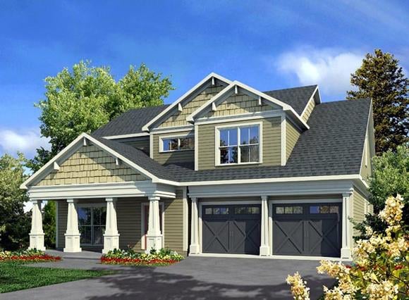 House Plan 58233 Elevation