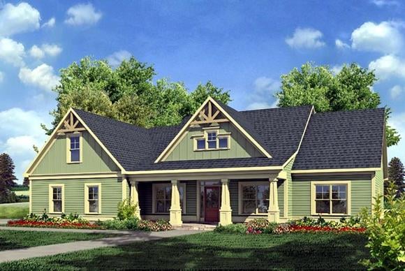 House Plan 58234 Elevation