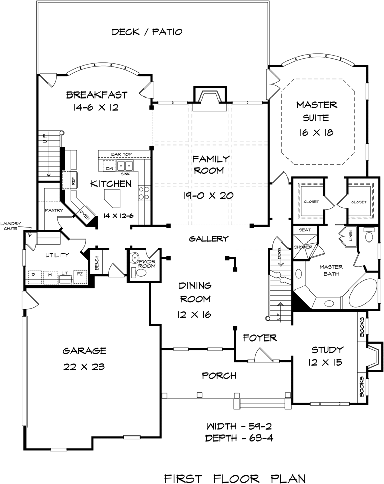 Traditional Level One of Plan 58236