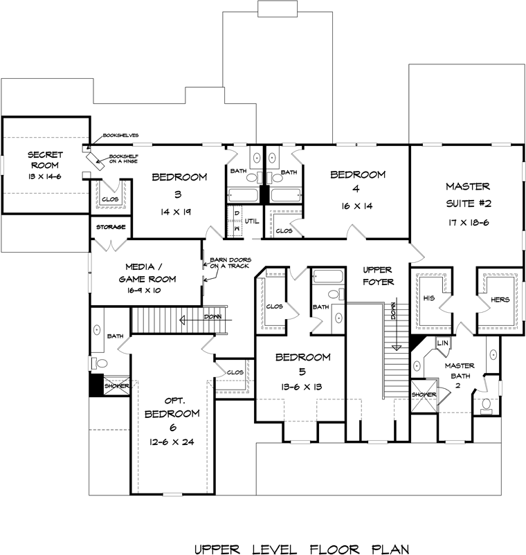 Cape Cod Traditional Level Two of Plan 58240