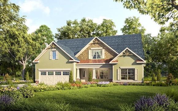 House Plan 58276 Elevation