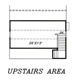 Farmhouse Level Two of Plan 58419