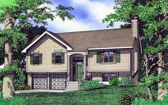 House Plan 58434 - with 1432 Sq Ft