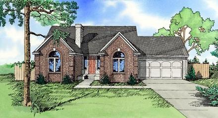 House Plan 58454 Elevation