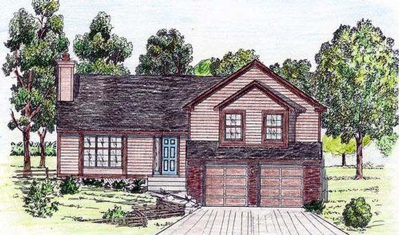 House Plan 58479 Elevation