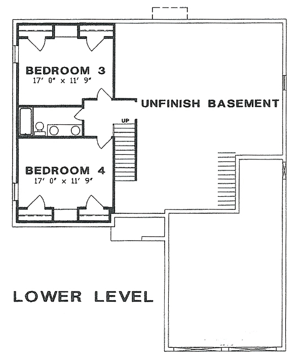  Lower Level of Plan 58481