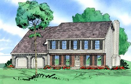 House Plan 58485 Elevation