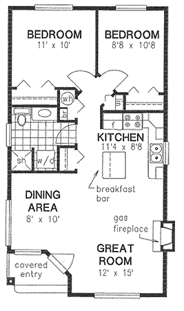 Tudor Level One of Plan 58510