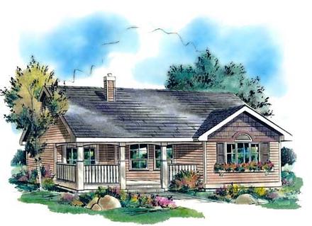 House Plan 58511 Elevation