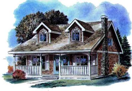 House Plan 58520 Elevation