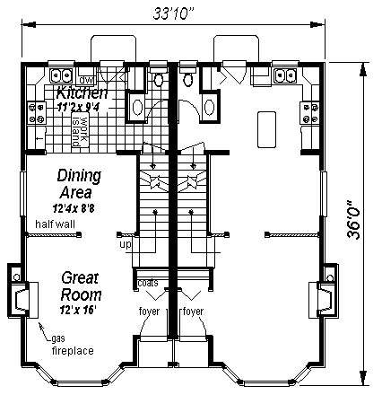 Narrow Lot Level One of Plan 58523