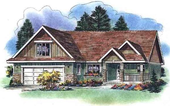 House Plan 58527 Elevation