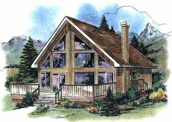 House Plan 58540 Elevation