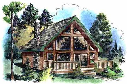 House Plan 58544 Elevation