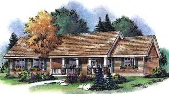 House Plan 58545 Elevation