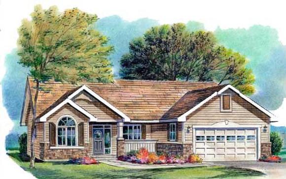 House Plan 58566 Elevation