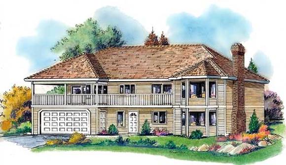 House Plan 58574 Elevation