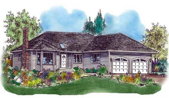 House Plan 58580 Elevation