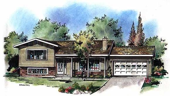 House Plan 58599 Elevation