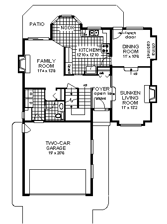 European Narrow Lot Level One of Plan 58604