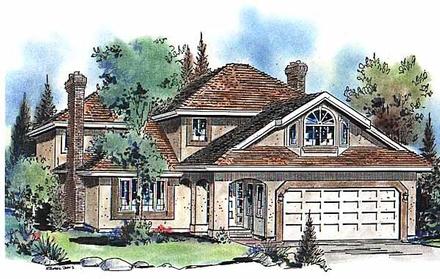 House Plan 58605 Elevation