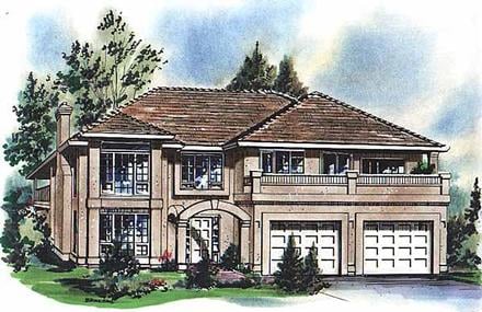 House Plan 58618 Elevation