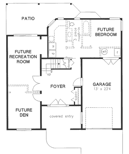 European Narrow Lot Level One of Plan 58624