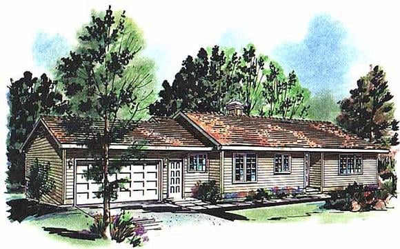 House Plan 58639 Elevation