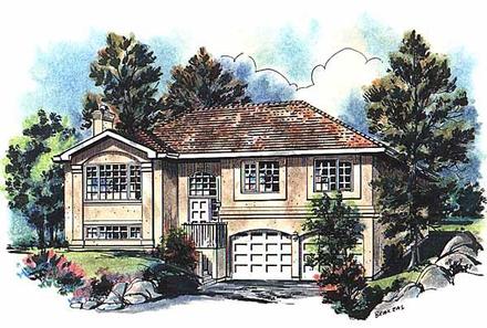 House Plan 58647 Elevation