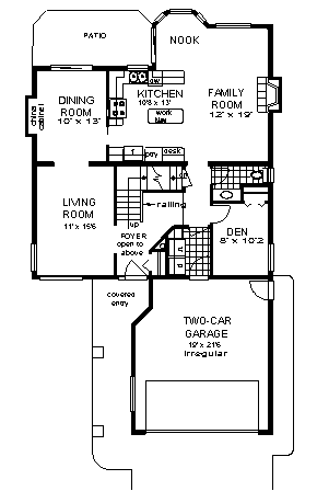 European Narrow Lot Level One of Plan 58656