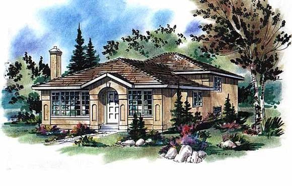 House Plan 58682 Elevation