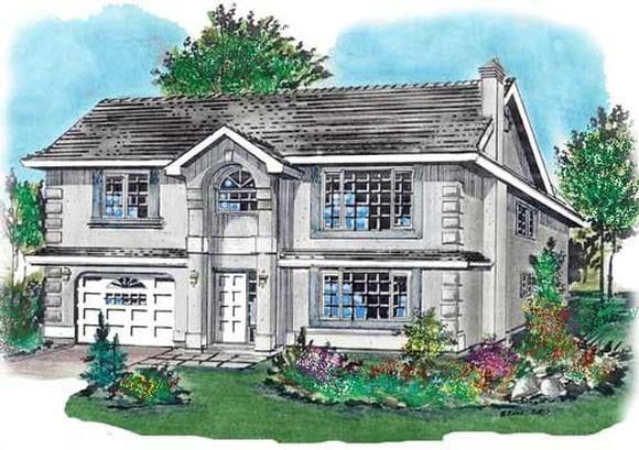 House Plan 58686 Elevation