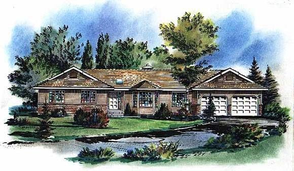 House Plan 58693 Elevation